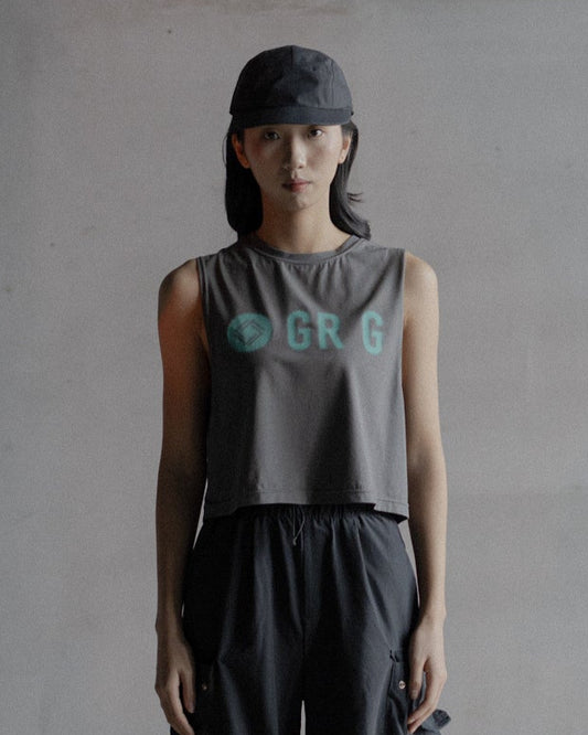 HALFTONE TRAINING CROPPED TANK