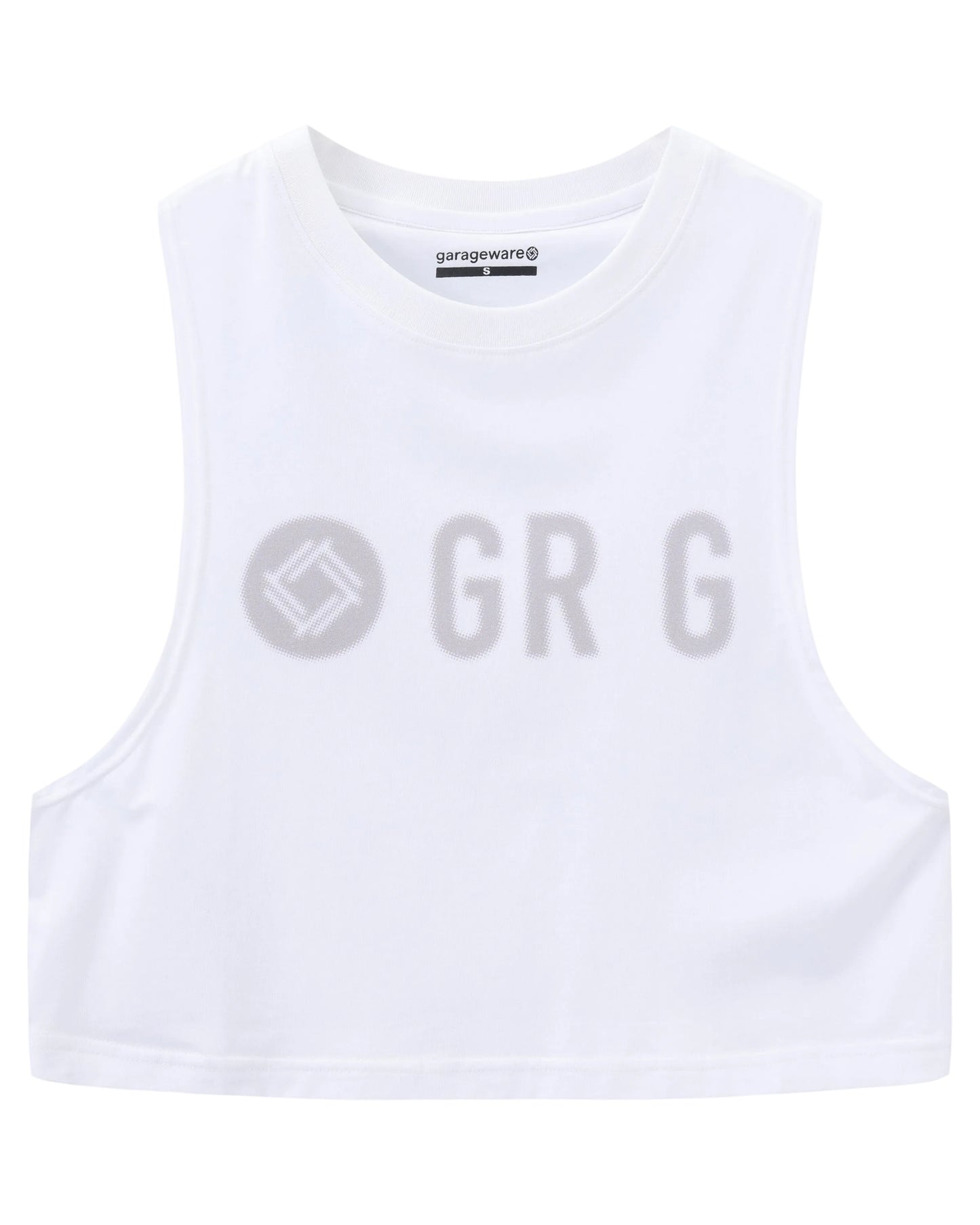 HALFTONE TRAINING CROPPED TANK