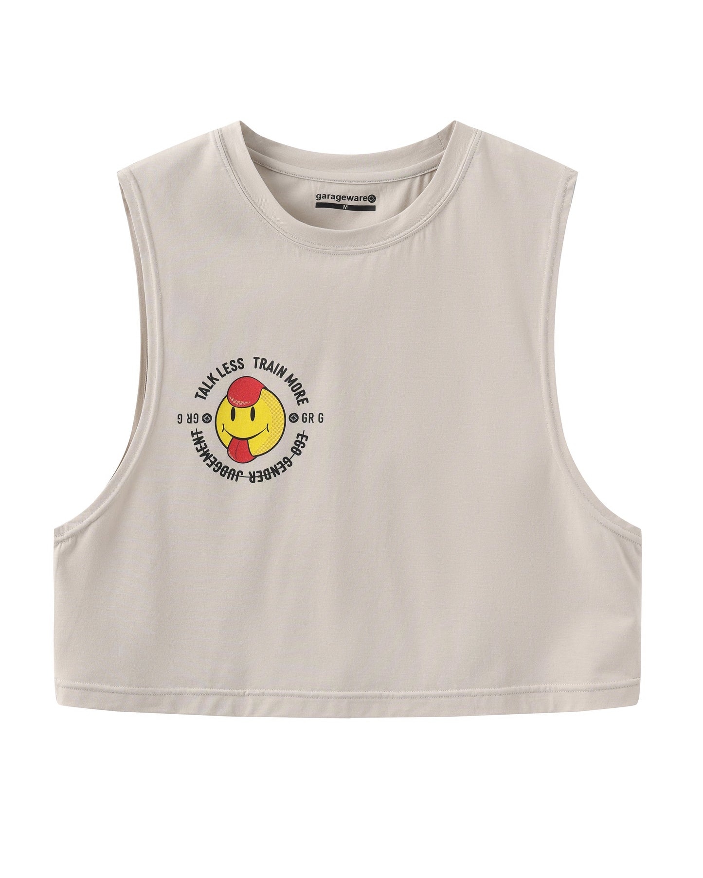 "TLTM" TRAINING TANK TOP (CROPPED)