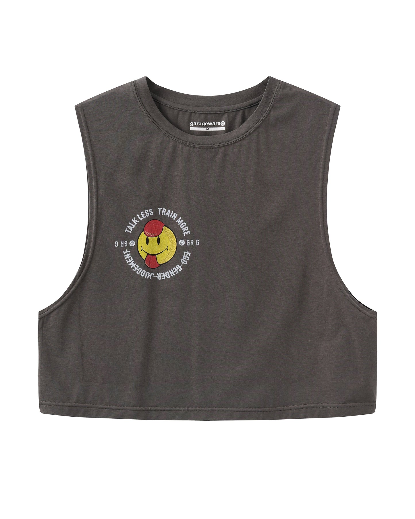 "TLTM" TRAINING TANK TOP (CROPPED)