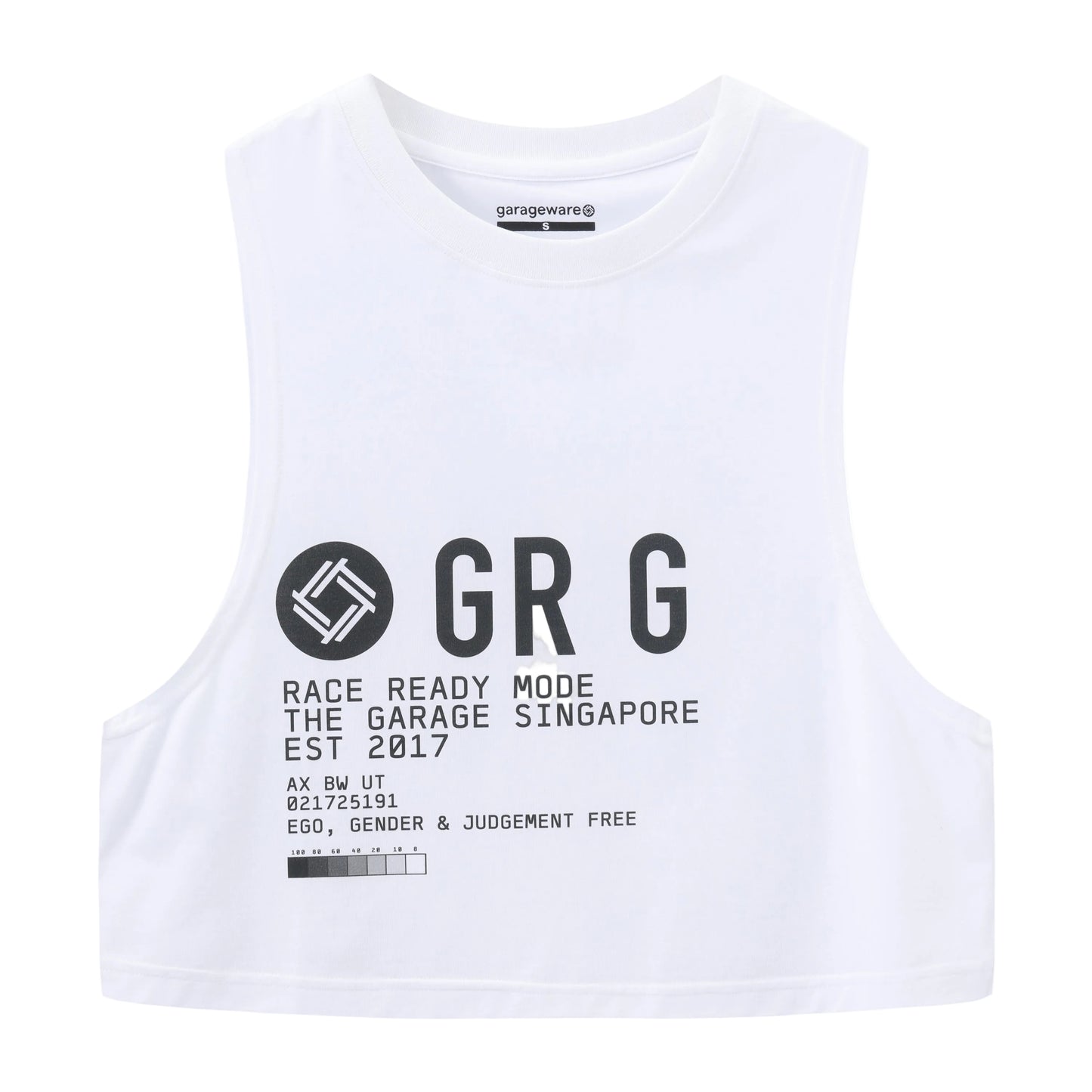 RACER TRAINER CROPPED TANK